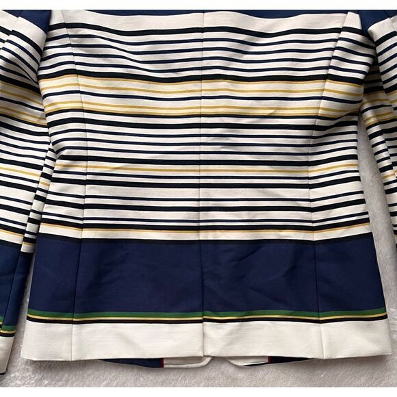 Tommy Hilfiger Preppy Americana Double Breasted Long Sleeve Striped Blazer - Picture 14 of 16